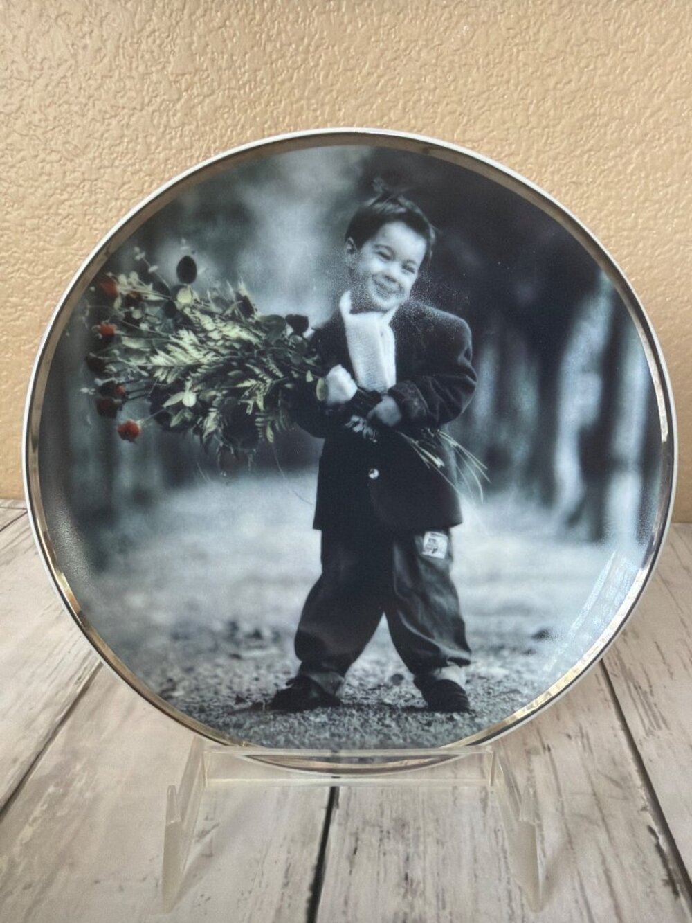 Enesco Pretty as a Picture Kim Anderson Lot of 3 Figurines + Plate - Picture 14 of 16